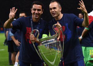 ژاوی - اینیستا|یوونتوس 1 - 3 بارسلونا / فینال لیگ قهرمانان