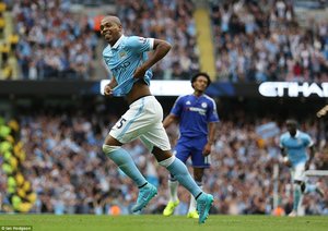 فرناندینیو|منچستر سیتی 3 - 0 چلسی / لیگ برتر انگلستان