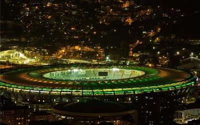 ماراکانا به رنگ پرچم برزیل در آمد + عکس