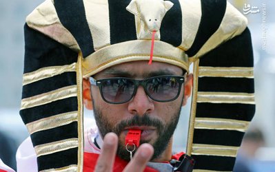 عکس/ تماشاگران متفاوت مصری در روسیه