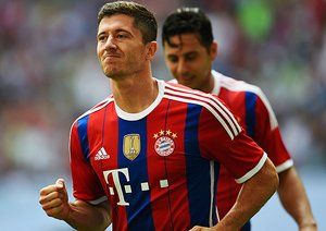 رابرت لواندوفسکی|شادی رابرت لواندوفسکی بعد از باز کردن دروازه ولفسبورگ.