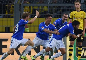 شادی بازیکنان دارمشتات