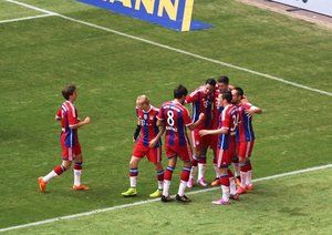 رابرت لواندوفسکی|شادی رابرت لواندوفسکی بعد از باز کردن دروازه ولفسبورگ.