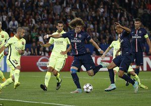 داوید لوئیز|پاریس سن ژرمن 3-2 بارسلونا / لیگ قهرمانان