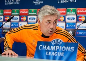 نشست مطبوعاتی سرمربی رئال پیش از فینال لیگ قهرمانان اروپا