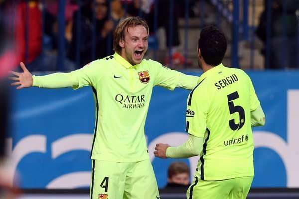 گرانادا 1 - 3 بارسلونا/هفته بیست و پنجم لالیگا/گل های مسابقه