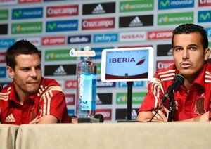 پدرو - سزار آزپيليكوئتا|کنفرانس مطبوعاتی قبل از تمرین اسپانیا.