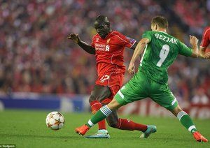 ممدو ساخو|لیورپول 2-1  لودوگورتس / لیگ قهرمانان