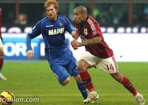 نایجل دی یانگ|میلان 2 - 1 ساسوئولو / جام حذفی ایتالیا