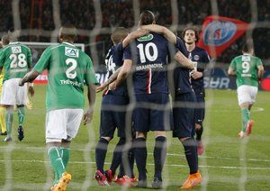 زلاتان ایبراهیموویچ|پاریس سن ژرمن 4 - 1 سنت ایتن / جام حذفی