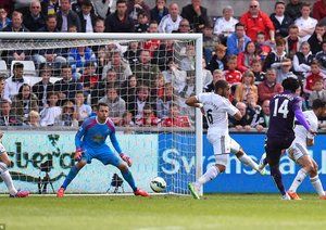 ویلفرد بونی|سوانسی 2 - 4 منچستر سیتی / لیگ جزیره