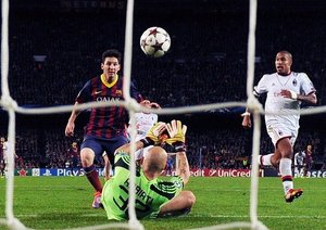 بارسلونا ۳-۱ میلان/ گروه H لیگ قهرمانان اروپا