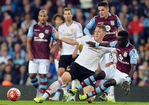 باشتین شواینشتایگر|آستون ویلا 0 - 1 منچستر یونایتد / لیگ برتر انگلستان