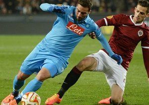 گونزالو ایگواین|اسپارتا پراگ 0 - 0 ناپولی / لیگ اروپا