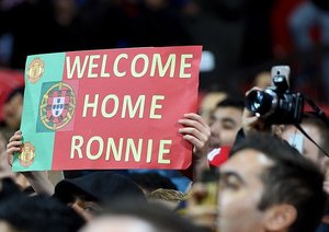 استقبال هواداران یونایتد از رونالدو