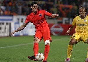 ادینسون کاوانی|آپوئل 0 - 1 پاریس سن ژرمن / لیگ قهرمانان