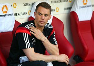 مانوئل نویر|نیمکت نشینی گلر شماره یک آلمان در این دیدار.