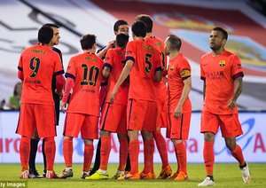 عکس العمل بازیکنان بارسا