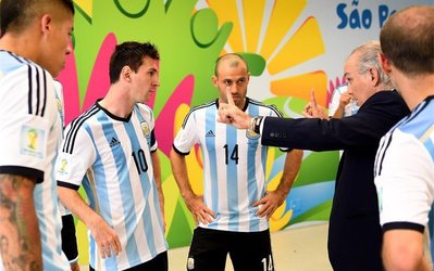 تصاویر پیروزی آرژانتین برابر هلند