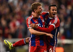 توماس مولر|بایرن مونیخ 6 - 1 پورتو / لیگ قهرمانان اروپا