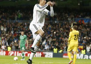 کریستیانو رونالدو|رئال مادرید 4 - 0 لادوگورتس / لیگ قهرمانان