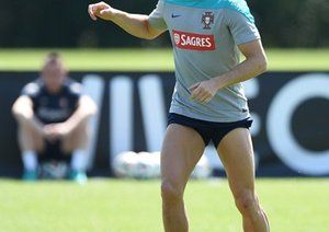 کريس‌ رونالدو|تمرين کريس‌ رونالدو با تيم ملي پرتغال