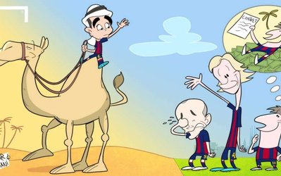 کاریکاتور روز | وداعِ کاپیتان با بارسا