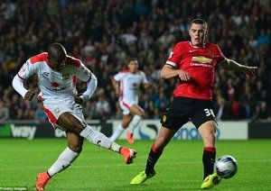 آفوبه|ميلتون کينز دونز	 4-0 منچستریونایتد / جام اتحادیه