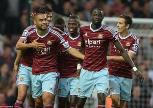 شادی بازیکنان وستهام