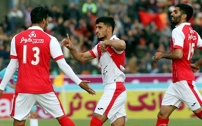 مهاجم پرسپولیس بهترین گلزن فوتبال ایران