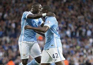 باكاری ساینا|وست برومویچ 0 - 3 منچستر سیتی / لیگ برتر انگلستان