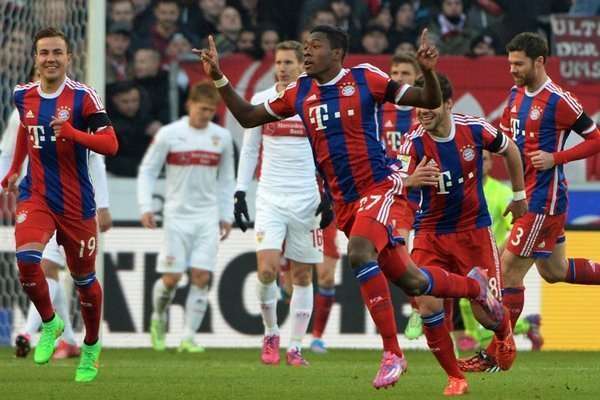 اشتوتگارت 0 - 2 بایرن مونیخ/هفته بیستم لیگ برتر/گل های مسابقه