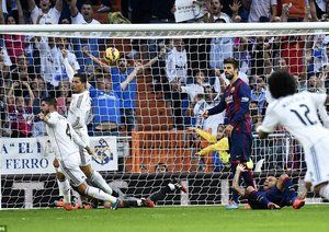 صحنه گلزنی په په|رئال مادرید 3 - 1 بارسلونا / لالیگا