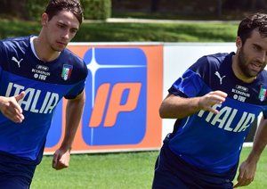 جوزپه روسی -  دی سیگلیو|تمرین تیم ملی ایتالیا