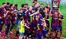 بارسلونا 2 - 2 دیپورتیوو لاکرونیا/هفته سی و هشتم لالیگا/گل های مسابقه