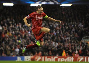 استیون جرارد|لیورپول 1 - 1 بازل / لیگ قهرمانان