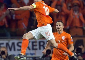 رابین فن پرسی|هلند 6 - 0 لتونی / مقدماتی جام ملت های اروپا