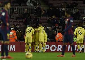 شادی بازیکنان ویارئال