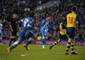 شتزنی|برایتون 2 - 3 آرسنال / جام حذفی