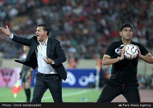 علی دایی|پرسپولیس 1-3 تراکتوسازی / لیگ برتر