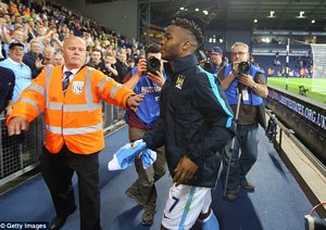 رحيم استرلینگ|وست برومویچ 0 - 3 منچستر سیتی / لیگ برتر انگلستان