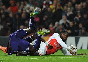 دنی ولبک|آرسنال 3 - 3 اندرلشت / لیگ قهرمانان