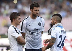 لرنزو اینسینیه - مارکو وراتی|پاریس سن ژرمن 2-1 ناپولی / دیدار دوستانه