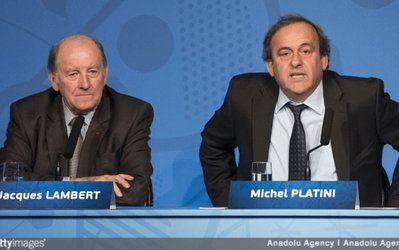 ژاک لمبرت انتظار دارد پلاتینی به عنوان رئیس یوفا در مسابقات یورو 2016 شرکت کند.