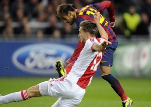 آژاکس 2-1 بارسلونا / گروه H لیگ قهرمانان اروپا