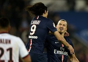 زلاتان ایبراهیموویچ - کاوانی|پاریس سن ژرمن 1 - 0 نیس / لوشامپیونه