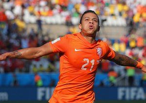 ممفیس دیپای|هلند 2-0 شیلی /مرحله گروهی جام جهانی