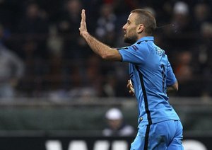 رودریگو سباستین پالاسیو|اینترمیلان 1 - 2 وولفسبورگ / لیگ اروپا