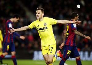 شادی بازیکن ویارئال