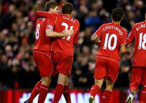 استیون جرارد|لیورپول 2 - 2 لیستر سیتی / لیگ جزیره